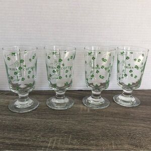Vtg Irish Coffee Glass Set